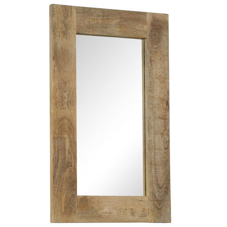 Miroir Vidaxl 50x80 cm Bois de mangue solide