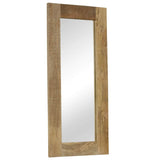 Miroir Vidaxl 50x110 cm Bois de mangue solide