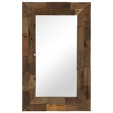 Miroir Vidaxl 50x80 cm Bois recyclé solide