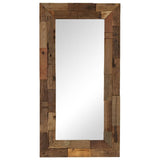 Miroir Vidaxxl 50x110 cm bois massif recyclé
