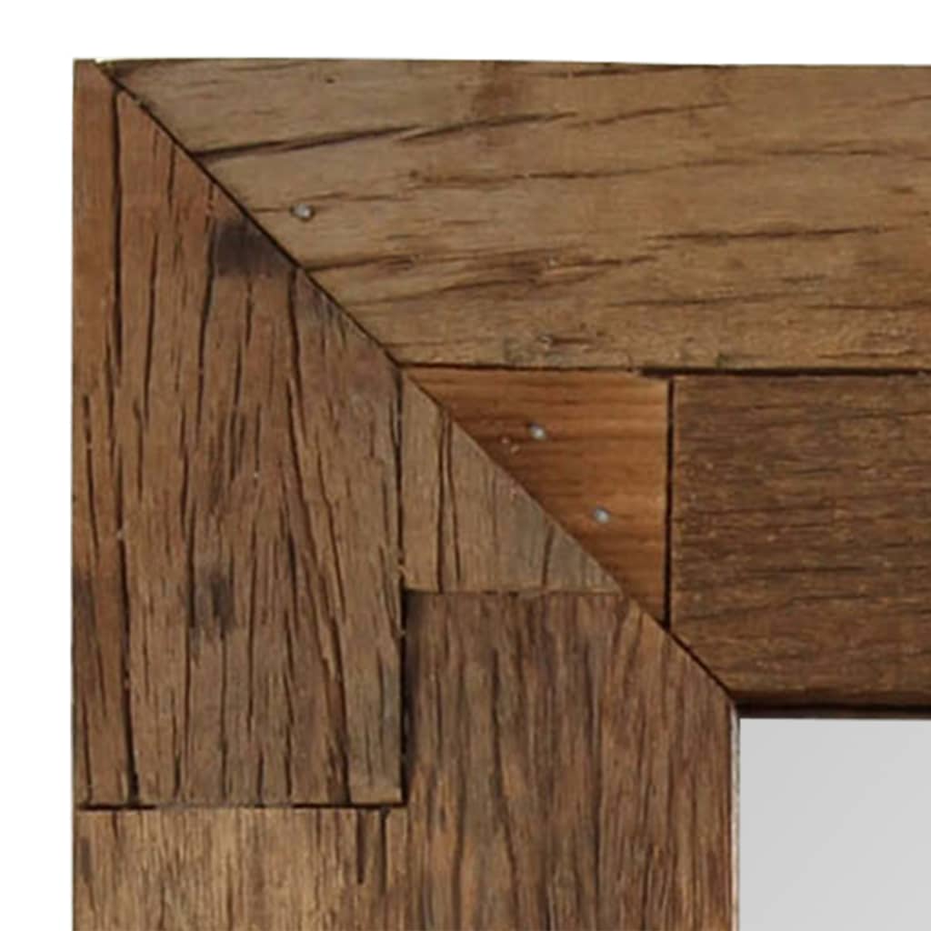 Miroir Vidaxxl 50x110 cm bois massif recyclé