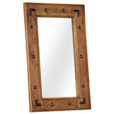 Miroir Vidaxxl 50x80 cm bois d'acacia massif