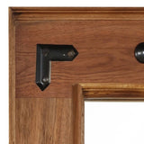 Miroir Vidaxxl 50x80 cm bois d'acacia massif
