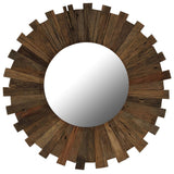Miroir mural Vidaxl 70 cm Bois recyclé solide