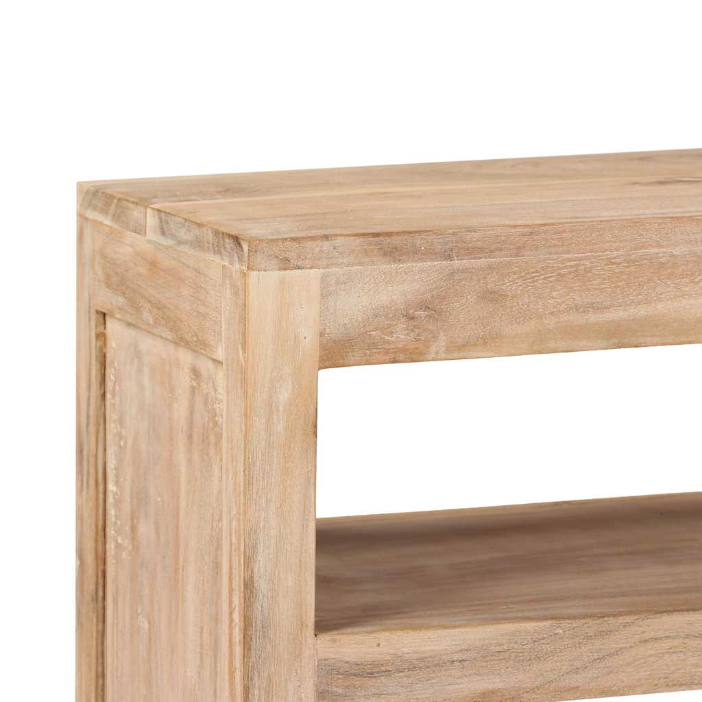 Vidaxl tv-meubel 90x30x55 cm massief acaciahout lichtbruin