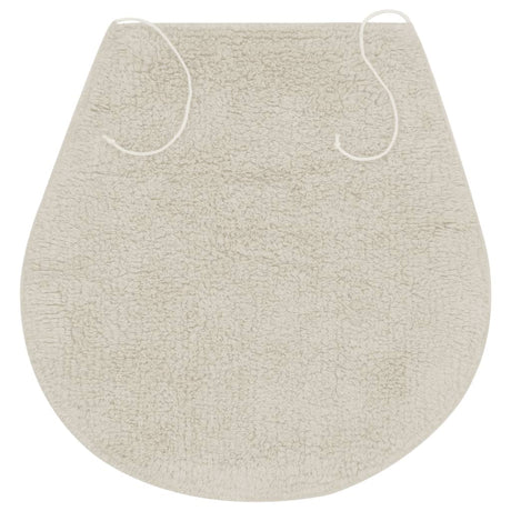 Vidaxl Bathmatting Set Tissu blanc 3 pièces