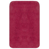 Vidaxl Bathmatting Set Fucsia de 3 piezas