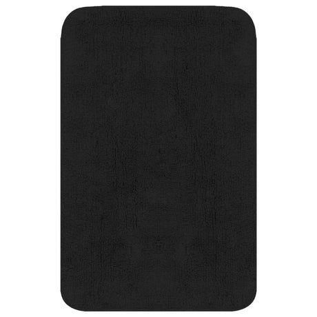 Vidaxl Bathmatting Set Fabric Anthracite 2 pièces