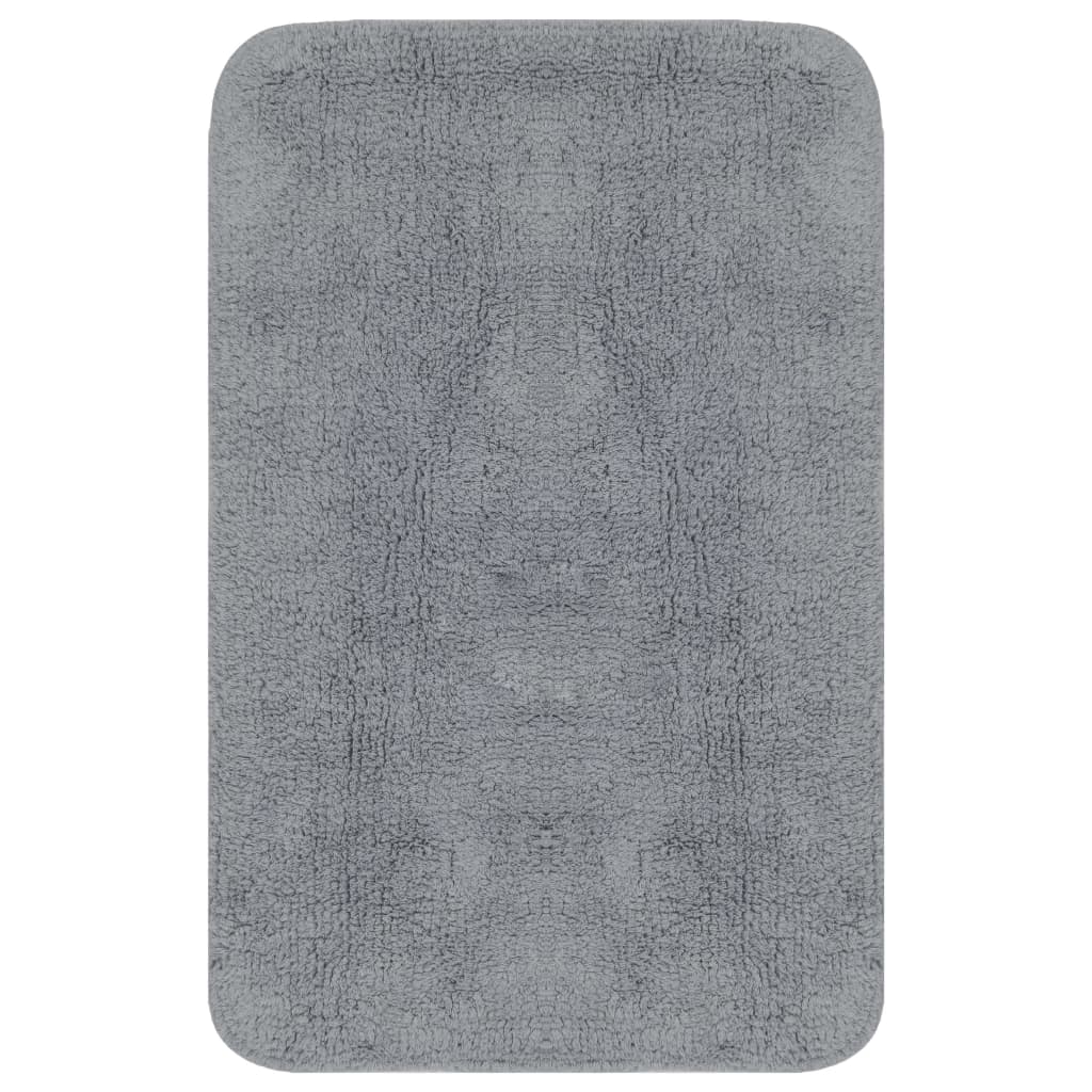 Vidaxl Bathmatting Fabric Gray 2-Part