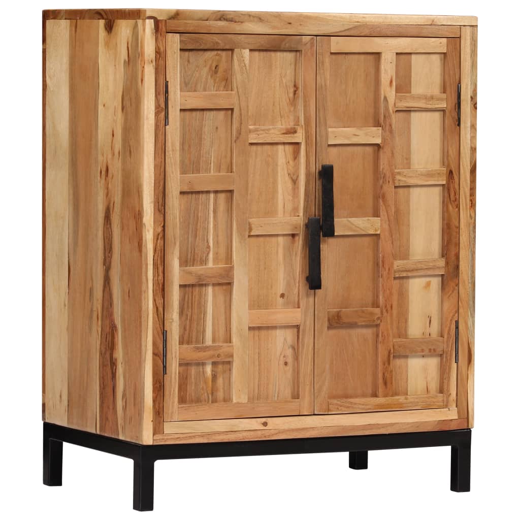 Vidaxl dressoir 60x35x76 cm massief acaciahout bruin