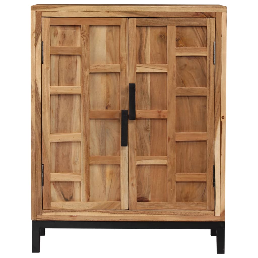 Vidaxl dressoir 60x35x76 cm massief acaciahout bruin