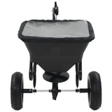 Vidaxl strooiwagen sleepmodel 45 l 125x74x79 cm pvc en staal