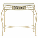 Vidaxl bijzettafel franse stijl 82x39x76 cm metaal goudkleurig