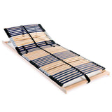 Vidaxl lattenbodem met 42 latten 7 zones 90x200 cm