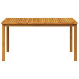 Vidaxl tuintafel 150x90x74 cm massief acaciahout