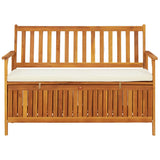 Vidaxl tuinopslagbank 120x63x84 cm massief acaciahout