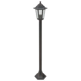 Éclairage de pile Vidaxl pour jardin E27 110 cm Bronze en aluminium 6 PCS