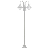 Vidaxl Paal Lighting Garden E27 220 cm Aluminium blanc 3 pièces