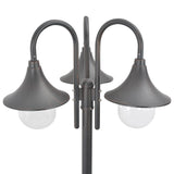 Vidaxl Pale Lighting Garden E27 220 cm Bronze en aluminium 3 pièces