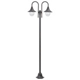 Vidaxl Pale Lighting Garden E27 220 cm Bronze en aluminium 2 pièces