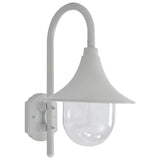 Vidaxl Garden Wall Lampe E27 42 cm Aluminium blanc