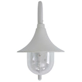 Vidaxl Garden Wall Lamp E27 42 cm Aluminiumvit