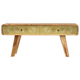 Vidaxl salontafel 90x50x40 cm massief mangohout