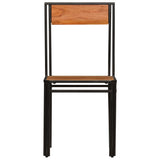 Vidaxl eetkamerstoelen 2 st massief acaciahout