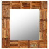 Vidaxl Wall Mirror 60x60 cm Solid Recycled Wood