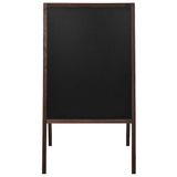 Vidaxl Chalkboard à double facture détachée de cèdre détaché 60x80 cm