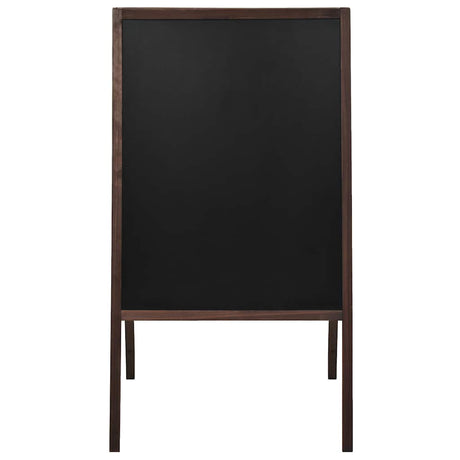Vidaxl Chalkboard à double facture détachée de cèdre détaché 60x80 cm