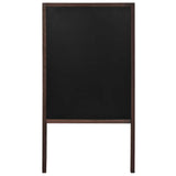 Vidaxl Chalkboard à double facture détachée de cèdre détaché 60x80 cm