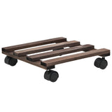 Vidaxl Rouleaux de plantes 4 ST 25x25 cm Bois de cèdre