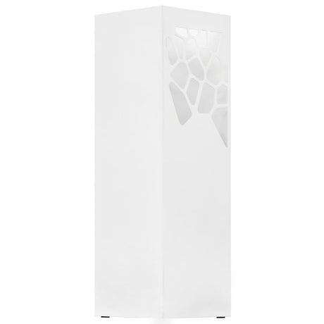 Haut de parapluie Vidaxl Stone Steel blanc