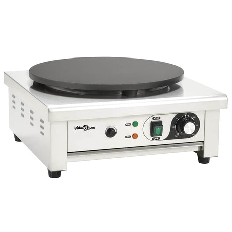 VidaXL crêpière électrique avec égouttoir 40 cm 3000 w