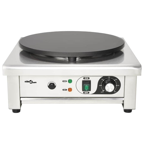 VidaXL crêpière électrique avec égouttoir 40 cm 3000 w