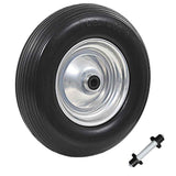 Vidaxl Wheelbarrow Roue avec essieu 4,00-8 390 mm PU solide