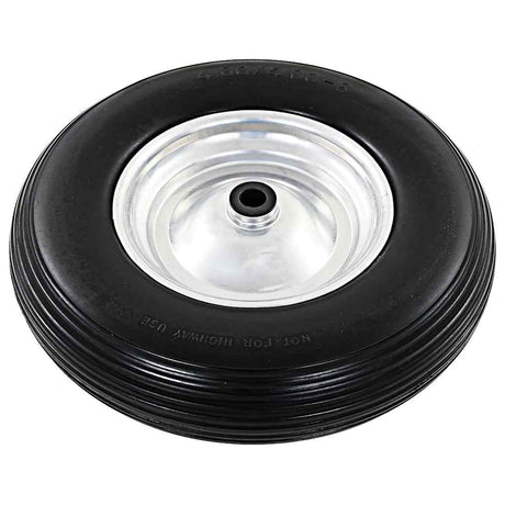 Vidaxl Wheelbarrow Roue avec essieu 4,00-8 390 mm PU solide