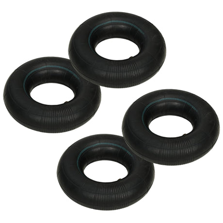 Tubes intérieurs vidaxl pour roues de camion à main 3.00-4 260x85 Rubber 4 pcs