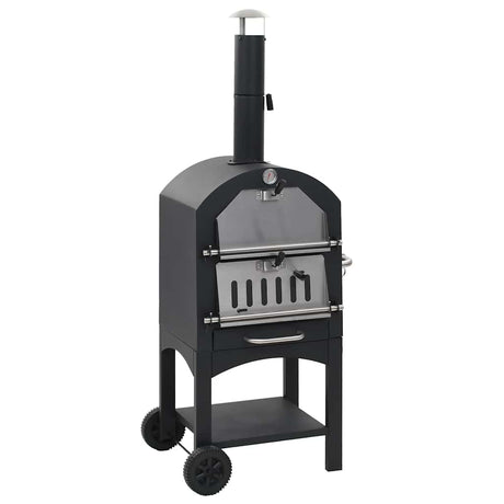 Vidaxl Pizza Oven sur charbon de bois avec pierre de pizza en terre cuite