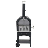 Vidaxl Pizza Oven sur charbon de bois avec pierre de pizza en terre cuite