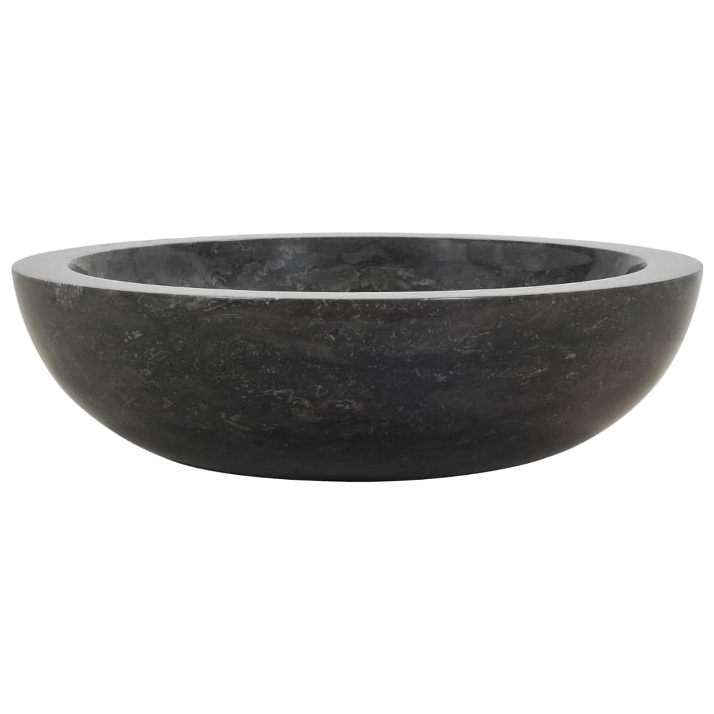 Vidaxl Sink 40x12 cm in marmo nero