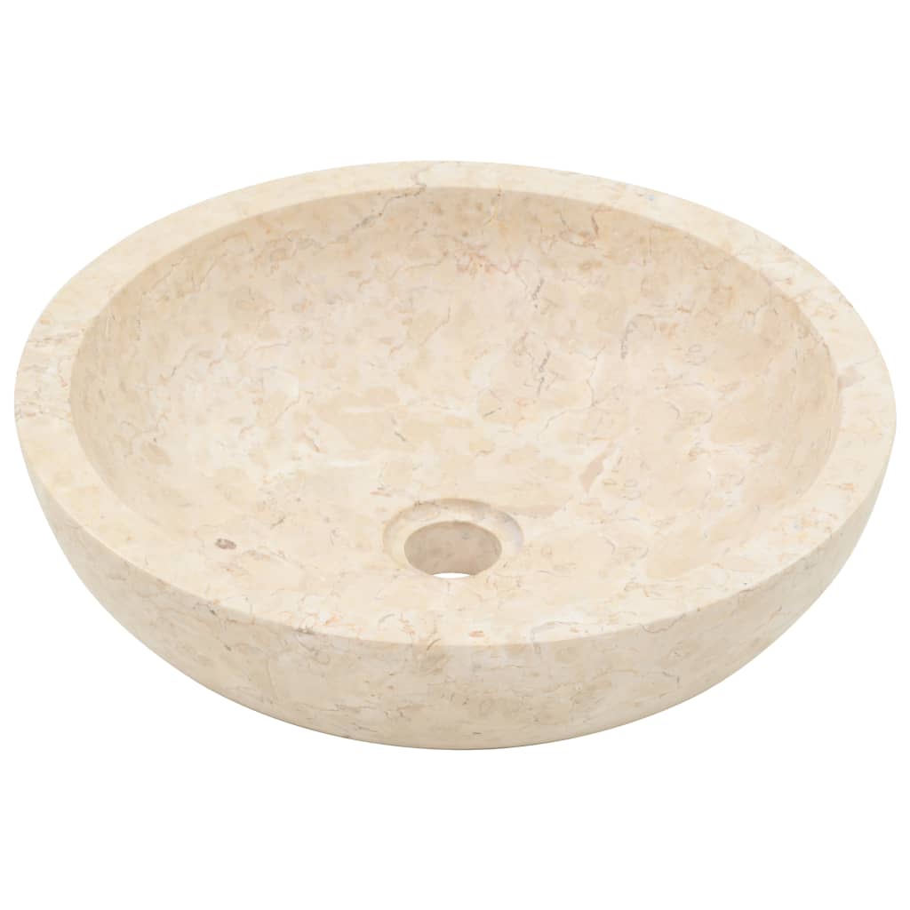 Vidaxl Sink 40x12 cm marmorcreme