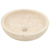 Vidaxl Sink 40x12 cm marmorcreme