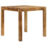 Vidaxl eettafel 82x80x76 cm massief mangohout