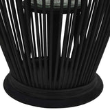 VidaXL porte-lanterne suspendu 60 cm bambou noir
