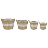 Les planteurs Vidaxl ont relevé 4 ST Wicker avec doublure PE