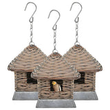 Vidaxl Birdhouse 3 St Wicker