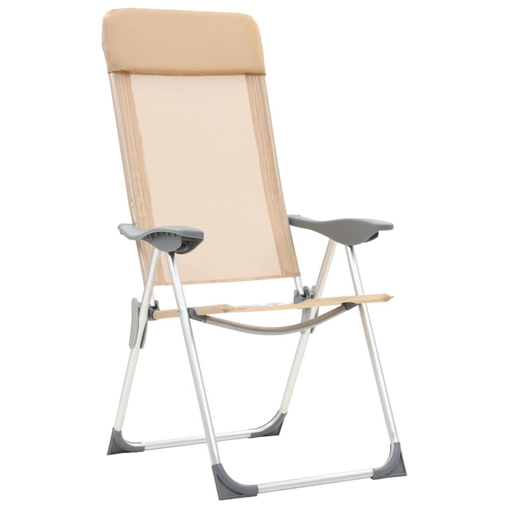 Vidaxl Camping Chaises 4 PC