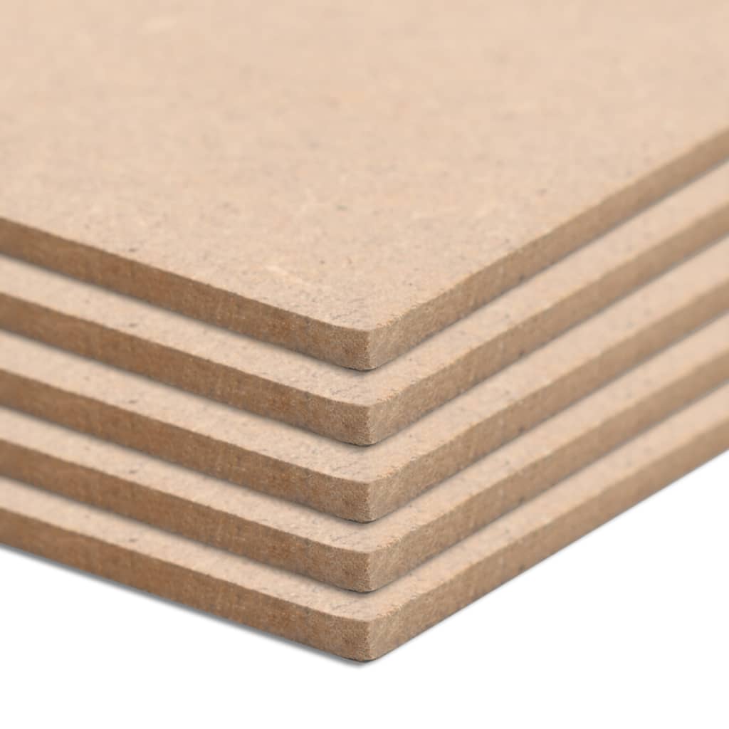 Vidaxl MDF destičky obdélníkové 120x60 cm 2,5 mm 5 sts